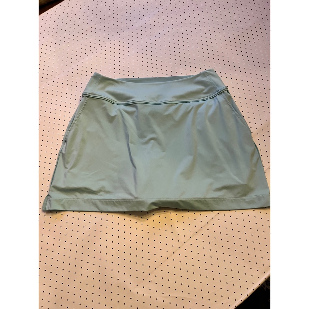 Puma Womens M Golf Tennis Skort Sage Green Built In Shorts Athletic 14in - Picture 2 of 8
